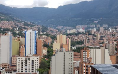 Action Central: Huge Top Floor Duplex Apartment with Private Terrace Overlooking Downtown Medellin