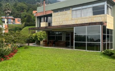 Massive Five BR Home in Gated Community Atop El Poblado With Panoramic Views of Medellin