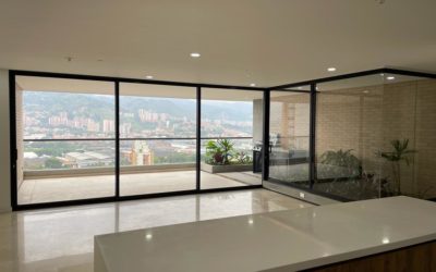 Modern Design El Poblado Apartment In Tranquil Area With 12th Floor Mountain Views and Pool