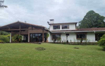 Five BR Gated Community Home, on Three Lush Green Acres Near El Retiro & 40 Minutes From Medellin