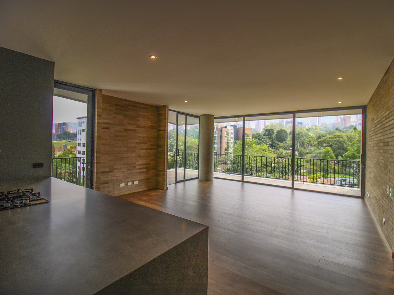 New Construction El Poblado Bachelor Pad with Huge Private Terrace and Panoramic Views
