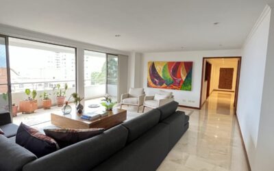 Huge 4,208 Sq Ft El Poblado 4 BR Condo With Multiple Balconies, Wow Views, Fine Wood & Marbling – Under $95/sq ft