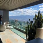 Stairway to Heaven Views, Loft Style El Poblado Apartment With Island Kitchen, Large Balcony and Pool Access