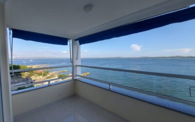 Low Fee, Beach Front Cartagena 8th Floor Apartment With Ocean Views and Prime Location
