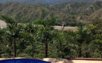 Low Cost, Uniquely Designed Bamboo Finca  on 1.4 Acres, With Incredible River Views, Resort Style Pool & 1.5 Hours NW From Medellin