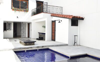 Price Reduced, Seller Financing Availble: Completely Remodeled “Villa-Style” 4 BR Two Level Laureles Home With Swimming Pool, Jacuzzi & Airbnb Eligible in Perfect Location
