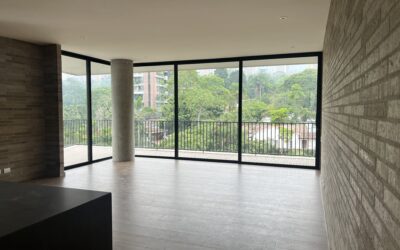 Brand New, One Bedroom Corner Unit El Poblado Apartment With Massive Wrap-Around Balcony Space