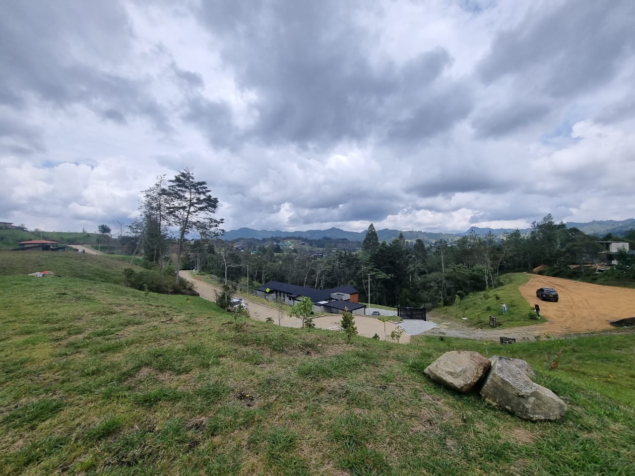 Developed, Ready To Build Lot in Gated Community One Hour Outside Of Medellin Just Past El Retiro With Low HOA Fees