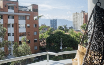 Low Cost Per Square Meter 3BR San Lucas (El Poblado) Apartment With Two Balconies – Ripe For A Remodel