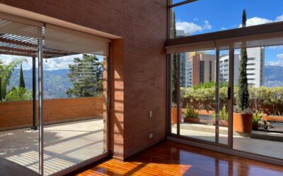 Two-Level, 3BR El Poblado Apartment With Unique 1,001 Square Foot Private Terrace, Just Steps From El Tesoro