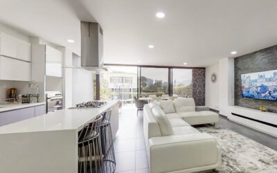 Like-New 3BR Envigado Condo With Backyard Patio, Air Conditioning, and Four Parking Spaces