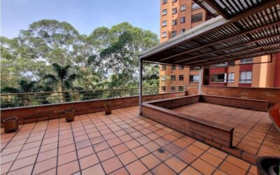 3BR El Poblado Apartment With 861 Square Foot Private Terrace, Multiple Balconies, and Swimming Pool