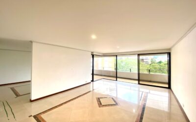 Partially Remodeled 3BR El Poblado Apartment With Green Views and Oversized Balcony Space