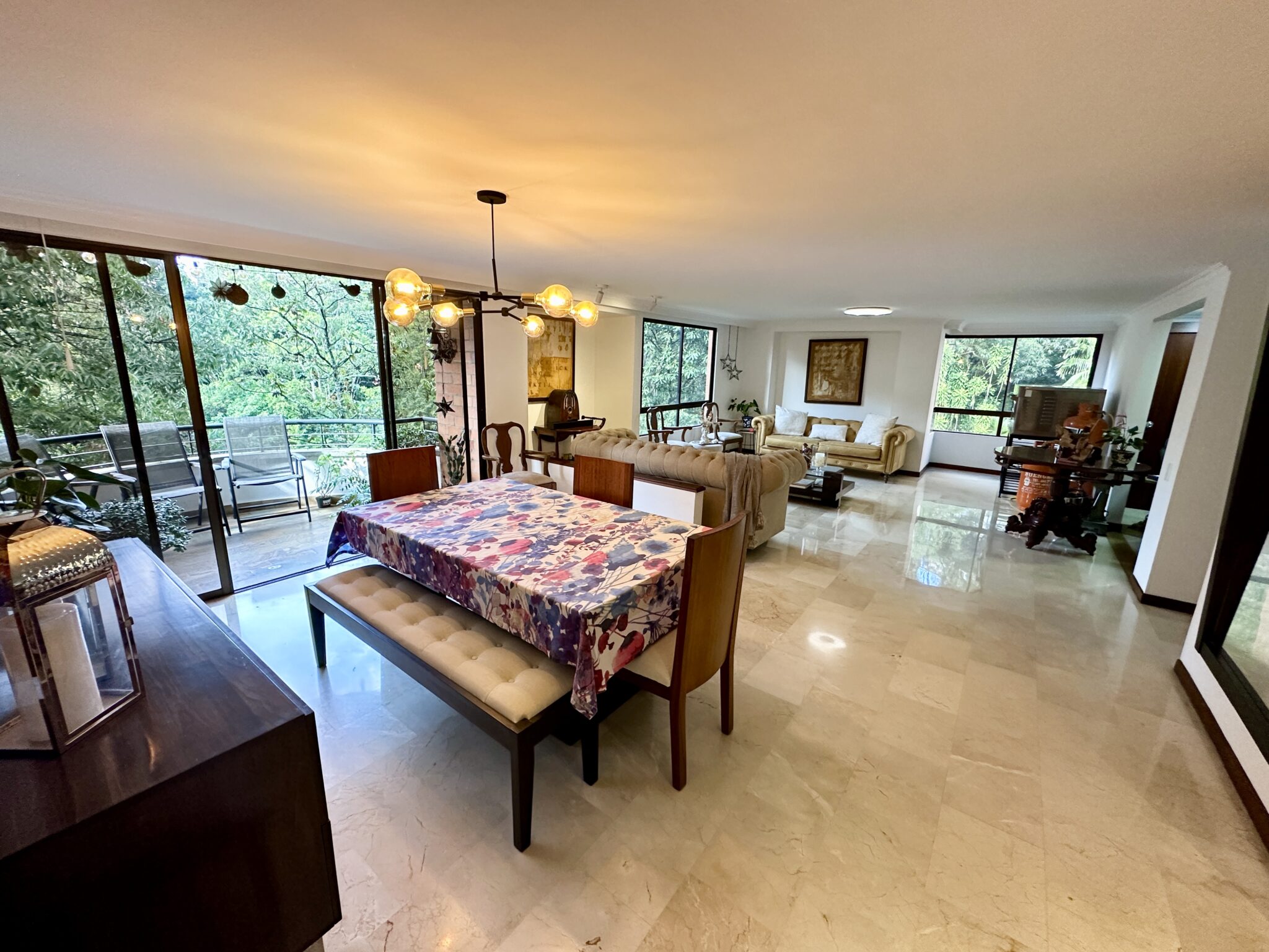 3BR San Lucas (El Poblado) Apartment Surrounded By Calming Forest Views With Two Units Per Floor