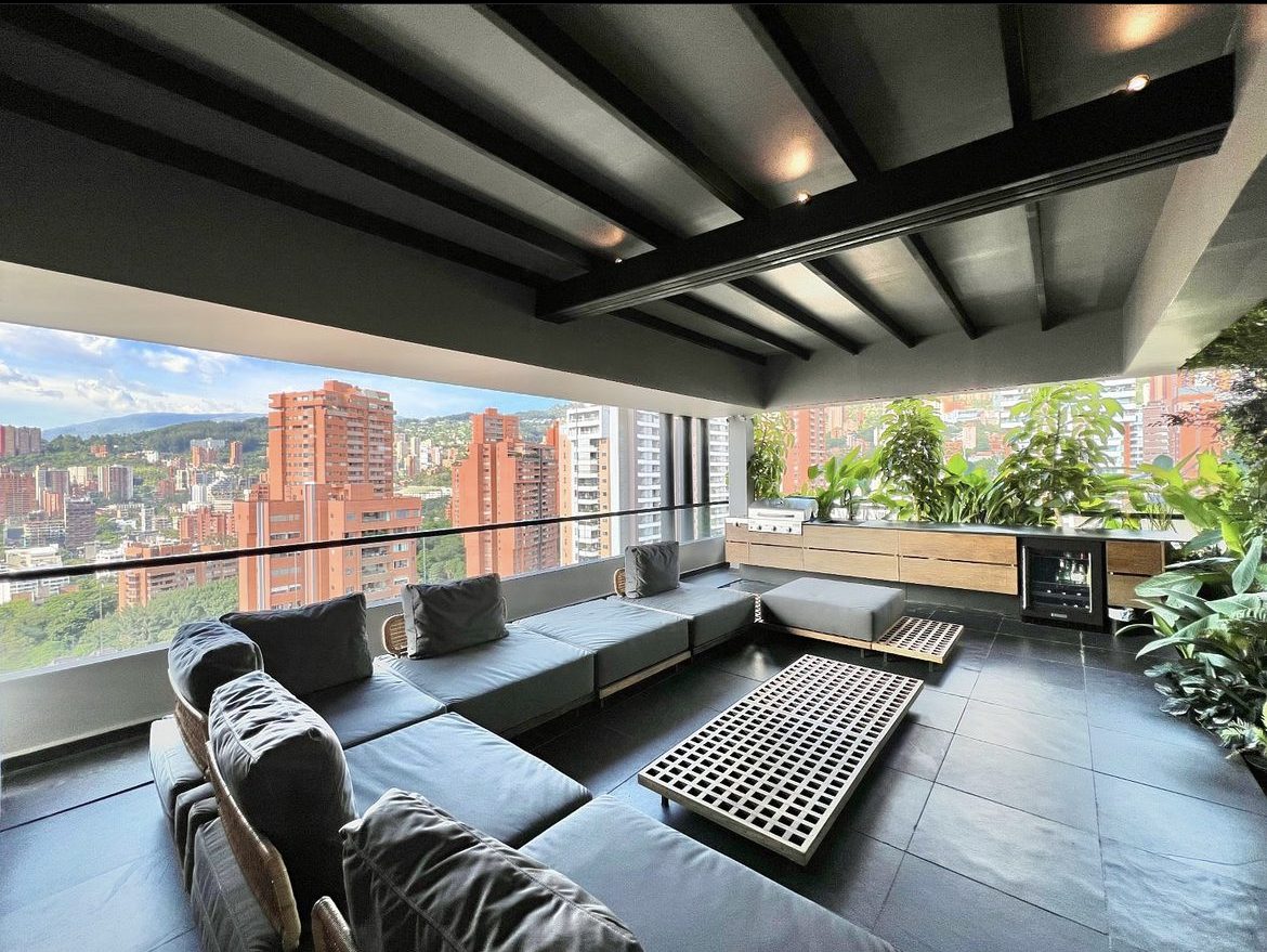 Like-New, Turnkey Golden Mile Penthouse With Private Terrace, Jacuzzi, Industrial Style and Incredible Views