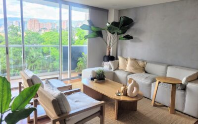 Newly Constructed 1BR El Poblado Apartment With Green Views, Island Kitchen, and Great Access to Avenida El Poblado