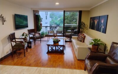 Three Bedroom El Poblado Apartment With Green Views and Remodeled Kitchen – Just Outside The Golden Mile