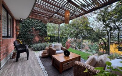 Completely Remodeled 3BR Envigado Gated Community Home With Terrace, Fireplace, and High Ceilings