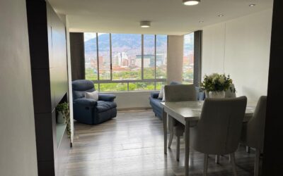 Perfect Rental Option – 2BR Laureles Apartment With Stunning Mountain Views and Walkable To Popular Parques del Rio