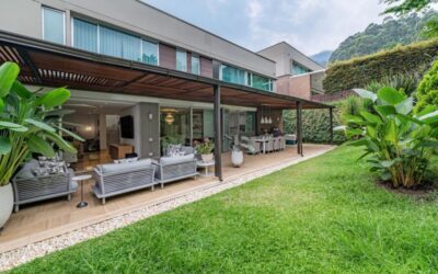 Country Living In The City – Two-Level Envigado Gated Community Home With Massive Backyard Patio and A/C