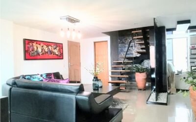 Two-Level, 2BR Envigado Penthouse In Desirable, Walkable La Frontera Area With Low Carrying Costs