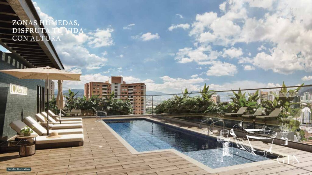 El Poblado, Medellin Apartment for Sale | Gin Pre-Construction Project