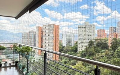 2BR Apartment In Ideal Centrally Located El Poblado Location With Stunning Mountain Views On Quiet, Dead-End Street