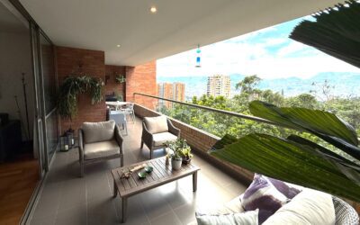 Panoramic Views In El Poblado – Three Bedroom Apartment With Complete Amenities