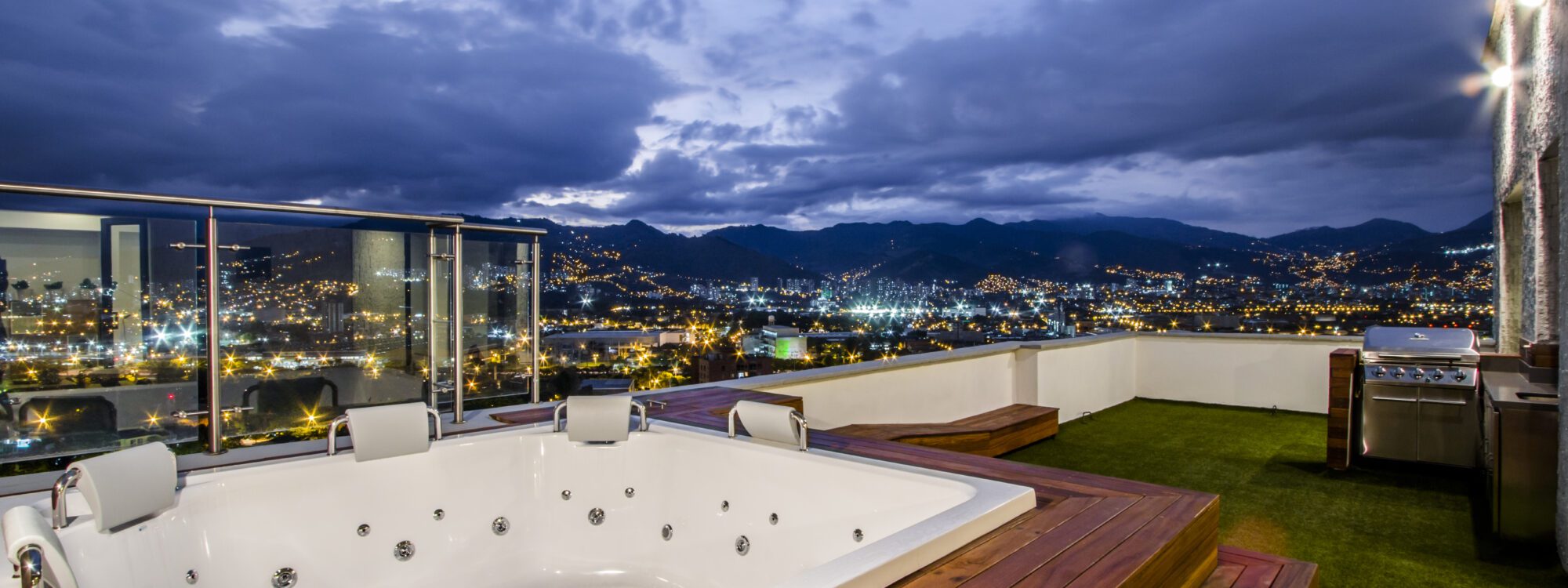 Exquisite Two-Level, 5BR Astorga (El Poblado) Penthouse With Private Rooftop Terrace and Jacuzzi