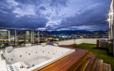 Exquisite Two-Level, 5BR Astorga (El Poblado) Penthouse With Private Rooftop Terrace and Jacuzzi