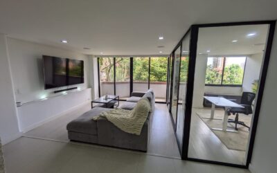 Renovated 2BR El Poblado Apartment With Open Concept and Green Views