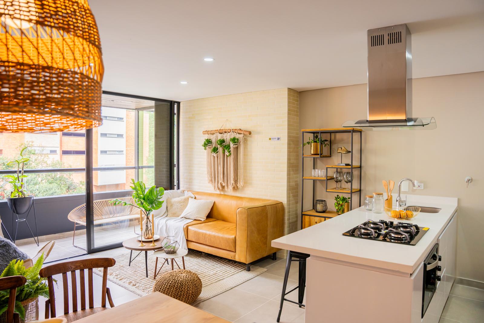 Brand New 2BR Envigado Apartment From Reputable Developer With Low HOA Fees and Open Concept