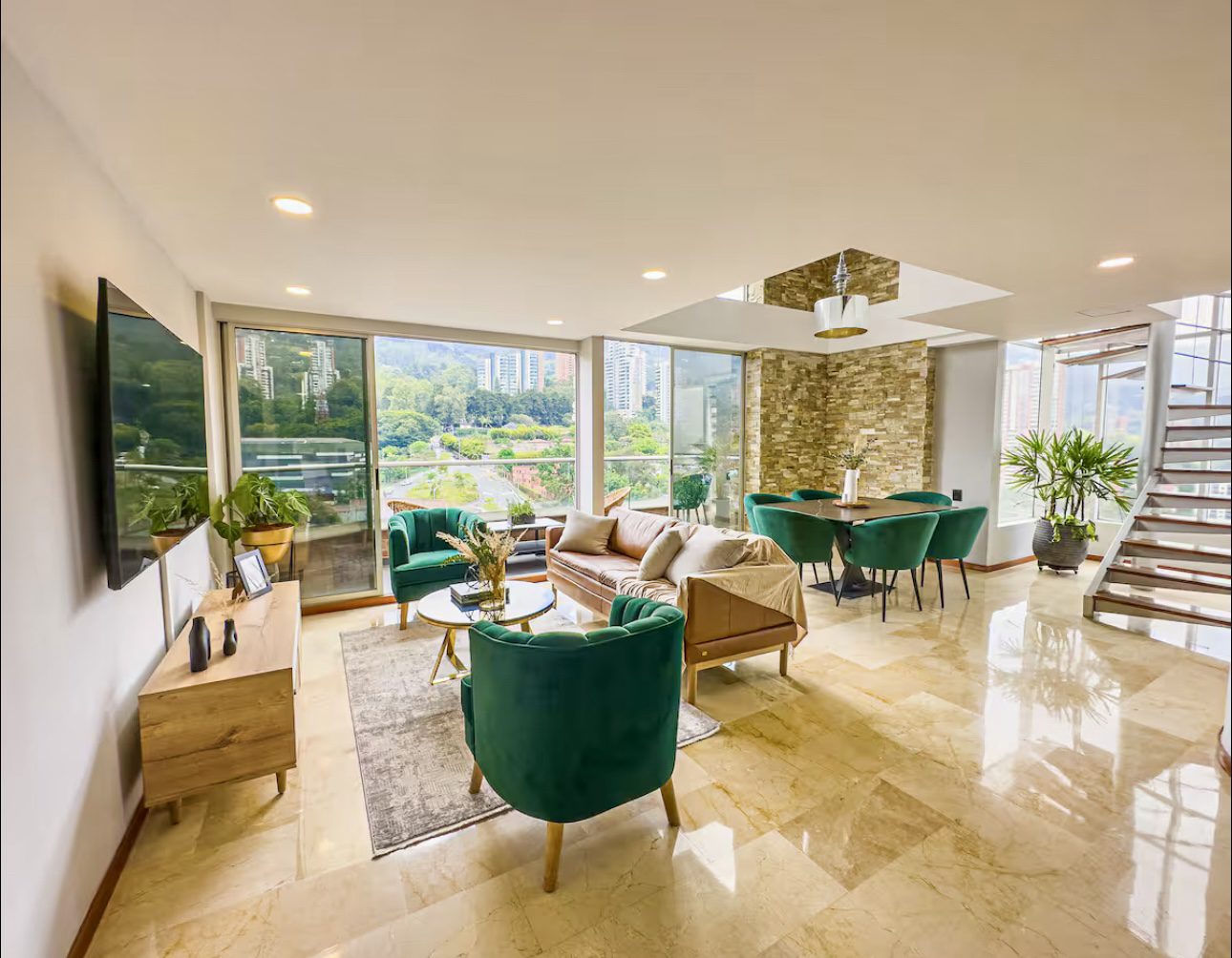 Remodeled 3BR El Poblado Apartment With Stunning Views, Massive Balcony, and Central Location