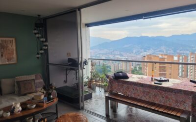 title High Floor 2BR Envigado Apartment – Stunning Views, Community Pool, and Close Proximity To El Poblado