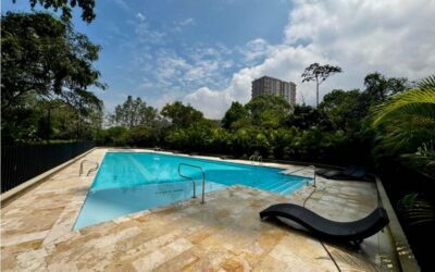 2BR Envigado Apartment With Valley Views and Swimming Pool